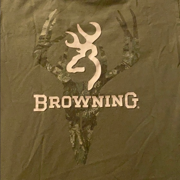 LAST CALL EXPIRES 11/20 Mossy oak green Browning hunting shirt - Picture 3 of 4